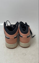 Load image into Gallery viewer, Nike Kids Air Jordan 1 Mid 555112-603 Blush Black White Sneaker Shoes Size 5Y