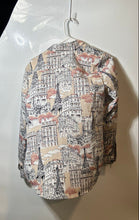 Load image into Gallery viewer, Karl Lagerfeld Paris Womens Multicolor Long Sleeve Collared Button-Up Shirt XS