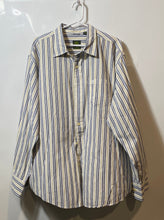 Load image into Gallery viewer, Timberland Mens Multicolor Striped Long Sleeve Button-Up Shirt Size XL