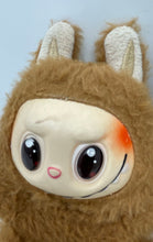 Load image into Gallery viewer, Lot Of 2 Pcs Pop Mart The Monsters Replica Brown Labubu Plush Toy Keychains