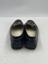 Load image into Gallery viewer, Authentic Tod's Womens Black Leather Slip-On Loafers Shoes Size 7 Damaged
