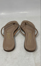 Load image into Gallery viewer, Vizzano Womens Tan Gold Rhinestone Open Toe Slip-On Slide Sandals Size 7
