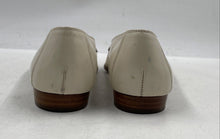 Load image into Gallery viewer, Authentic Salvatore Ferragamo Womens Cream Leather Loafer Flats Size 8.5 2A