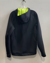 Load image into Gallery viewer, Nike Mens Black Therma-Fit Hooded Gym Workout Full-Zip Jacket Size Medium