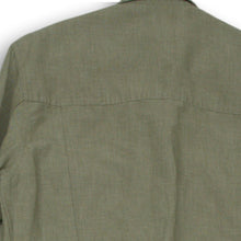 Load image into Gallery viewer, IZOD Womens Green Long Sleeve Collared Button-Up Shirt Size Medium