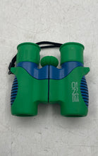 Load image into Gallery viewer, Explore One Green Blue Lightweight Weather-Resistant Kids Field Binoculars
