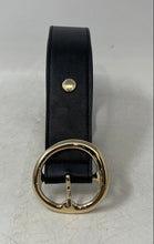 Load image into Gallery viewer, Steve Madden Womens Black Leather Adjustable Dress Belt Size Small