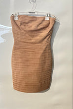 Load image into Gallery viewer, MNG Collection Womens Peach Sleeveless Back-Zip Bodycon Dress Size 6