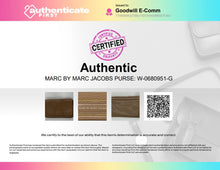 Load image into Gallery viewer, Authentic Marc By Marc Jacobs Womens Brown Leather Pebbled Clutch Purse