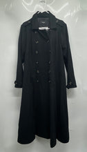 Load image into Gallery viewer, Torrid Womens Black Long Sleeve First At Fit Double-Breasted Trench Coat Size 1