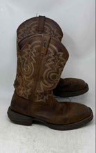 Load image into Gallery viewer, Rebel By Durango Mens Dark Brown Leather Pull-On Western Boots Size 11.5 EE