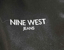 Load image into Gallery viewer, Nine West Womens Blue Denim Long Sleeve Point Collar Button Front Jacket Size S