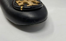 Load image into Gallery viewer, Authentic Tory Burch Womens Chelsea Black Wedge Pump Heels Size 8.5M Damaged