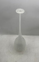 Load image into Gallery viewer, White Glass Striped Handmade Home Decorative Collectible Bottle Vase