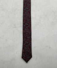 Load image into Gallery viewer, Pronto Uomo Mens Dark Brown Paisley Print Adjustable Pointed Ties