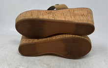 Load image into Gallery viewer, Sam Edelman Womens Romy Beige Slip-On Wedge Platform Sandals Size 8M