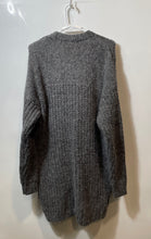 Load image into Gallery viewer, Zara Womens Gray Long Sleeve Knitted Open Front Cardigan Sweater Size Medium