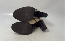 Load image into Gallery viewer, Charles David Womens Ivory Brown Round Toe Block Ankle Boots Size 8.5