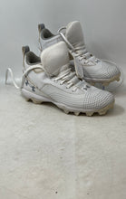Load image into Gallery viewer, Under Armour Mens Harper 7 Mid RM White Lace-Up Baseball Cleats Size 7