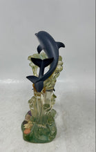 Load image into Gallery viewer, Lenox Diving Dolphins Riding The Sea Wave Collectible Decor Figurine