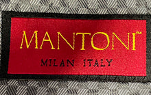 Load image into Gallery viewer, Mantoni Milan Italy Mens Gray Long Sleeve Notch Lapel Two-Button Blazer No Size