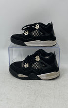 Load image into Gallery viewer, Nike Kids Jordan 4 Retro FV4537-001 Black White Sneaker Shoes Size 11C