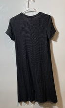 Load image into Gallery viewer, Forever 21 Womens Black White Striped Short Sleeve Pullover Mini Dress Size S