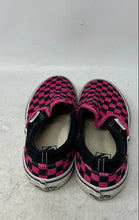 Load image into Gallery viewer, Vans Girls Classic 721356 Pink Black Checkerboard Slip-On Sneakers Shoes Size 2