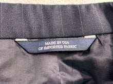Load image into Gallery viewer, Brooks Brothers Mens Blue Striped Print Long Sleeve 2-Button Blazer Size 42S