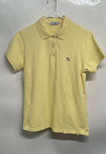 Load image into Gallery viewer, Arnold Palmer Womens Yellow Cotton Short Sleeve Golf Polo Shirt Size 16