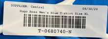 Load image into Gallery viewer, Hugo Boss Mens Blue Short Sleeve Crew Neck Pullover T-Shirt Size XL