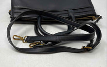 Load image into Gallery viewer, Steve Madden Womens Black Pebbled Leather Detachable Strap Satchel Handbag