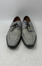 Load image into Gallery viewer, Stacy Adams Mens Gray Leather Square Toe Lace-Up Oxford Dress Shoes 8.5M