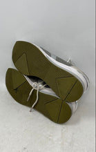 Load image into Gallery viewer, Michael Kors Womens Silver-Tone & White Lace-Up Sneakers Shoes Size 9M