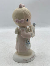 Load image into Gallery viewer, Precious Moments Porcelain 1986 Birds Of A Feather Collect Together Figurine