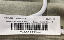 Load image into Gallery viewer, American Eagle Outfitters Womens Green Textured Collared Pullover Sweater Size M