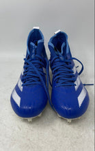 Load image into Gallery viewer, Adidas Mens Adizero Impact IF2456 Blue White Lace-Up Football Cleats Size 7.5