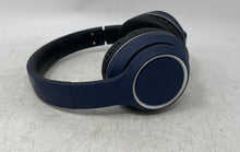 Load image into Gallery viewer, Quikcell Navy Blue Black Foldable Over The Ear Headphones With Cable Not Tested