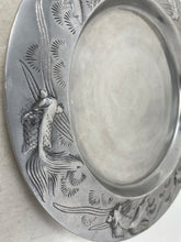Load image into Gallery viewer, Vintage Arthur Court Silver-Tone Koi Fish Charger Pewter Round Shape Plate