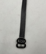 Load image into Gallery viewer, Fossil Womens BT4028001 Black Leather Scalloped Buckle Fashion Belt Size Large