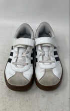 Load image into Gallery viewer, Adidas Boys VL Court 3.0 ID9155 White Black Leather Sneakers Shoes Size 1