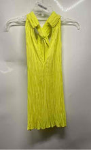 Load image into Gallery viewer, White House Black Market Womens Green Limelight Crinkle Tank Top Sz 12 With Tag