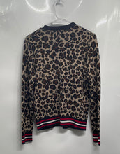Load image into Gallery viewer, Tommy Hilfiger Womens Multicolor Animal Print Long Sleeve Cardigan Sweater Sz M