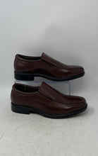 Load image into Gallery viewer, Alpine Swiss Mens Classic S197 Brown Leather Slip-On Loafers Shoes Size 7