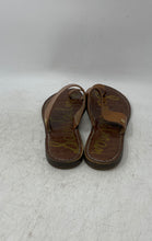 Load image into Gallery viewer, Sam Edelman Womens Gorgene Brown Leather Toe Ring Slip-On Slide Sandals Size 7M