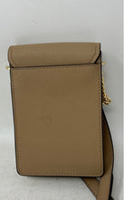 Load image into Gallery viewer, Michael Kors Womens Brown Leather Adjustable Strap Smartphone Crossbody Bag