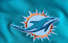 Load image into Gallery viewer, NFL Girls Blue Miami Dolphins Football Athletic Skirt Size Medium 10/12