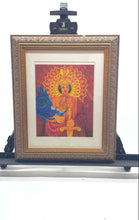 Load image into Gallery viewer, Wall Hanging Home Decor Framed Tharso Sword Peacock Cyballina Art Print