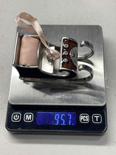 Load image into Gallery viewer, Silver-Tone Pandora Happy Holidays Sleigh Christmas Decoration Ornament