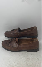 Load image into Gallery viewer, Giorgio Brutini Mens Austin Brown Leather Tassel Slip-On Loafer Shoes Size 13M